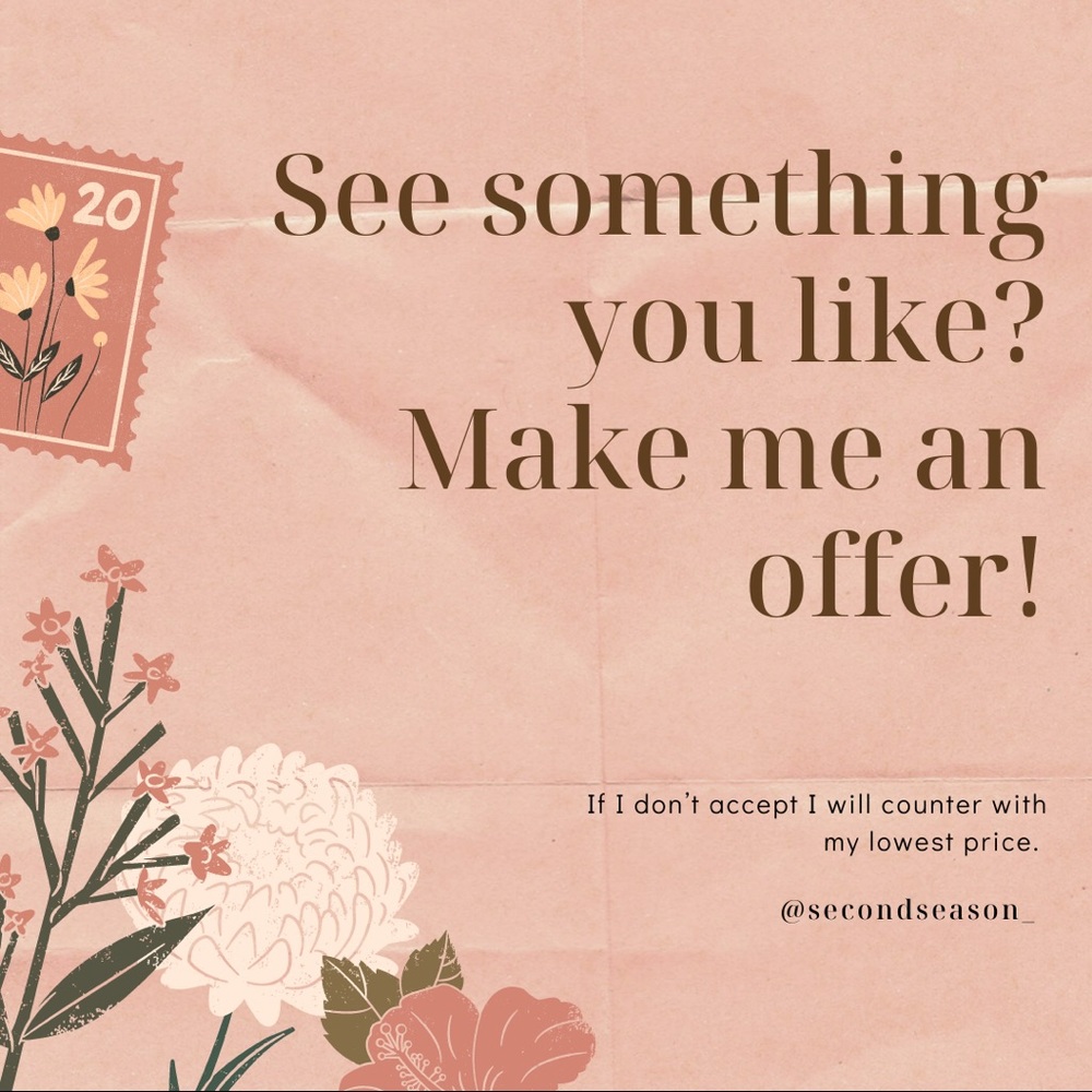 Offers always welcome